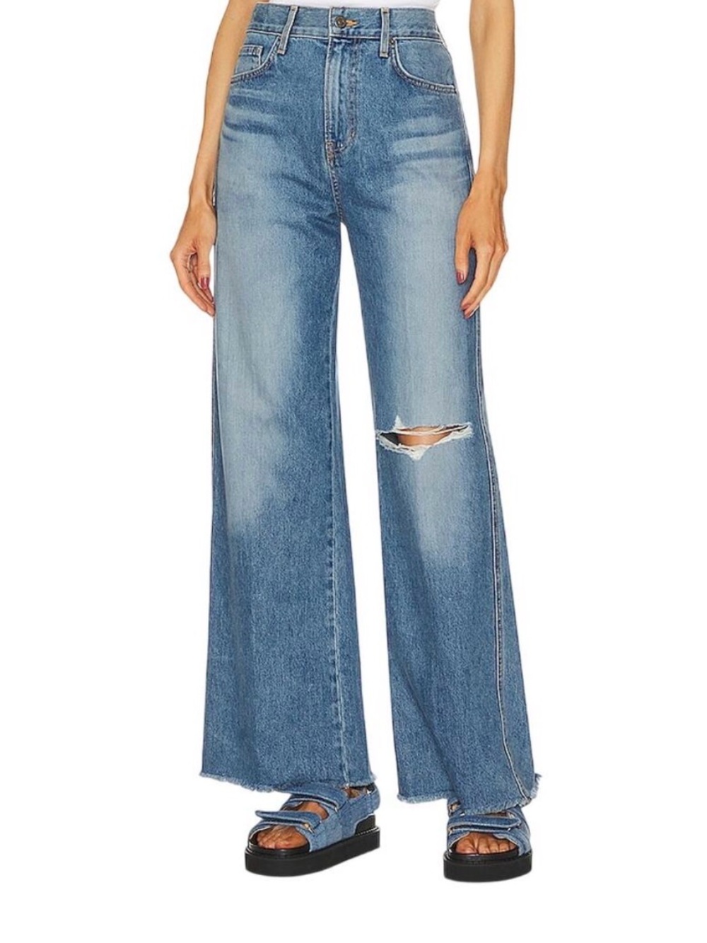 Veronica Beard Taylor high-rise wide leg. NWOT, size 27